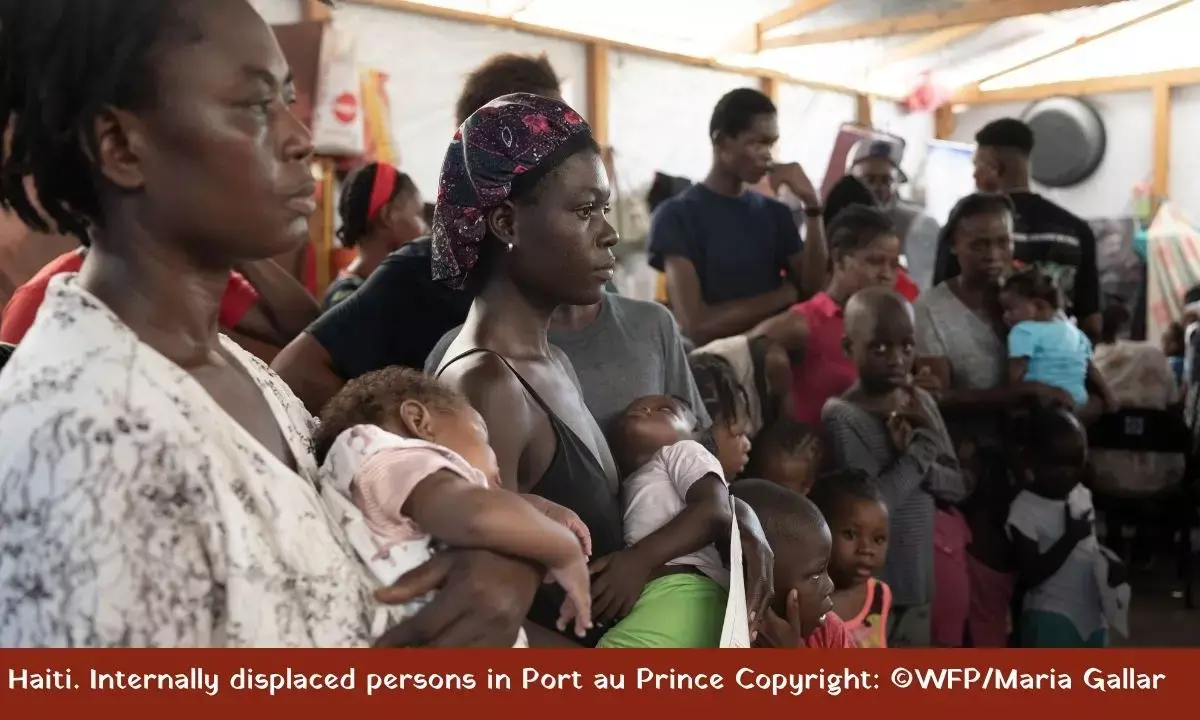 Haiti. Internally displaced persons in Port au Prince Copyright: ©WFP/Maria Gallar