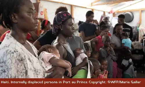 Haiti. Internally displaced persons in Port au Prince Copyright: ©WFP/Maria Gallar
