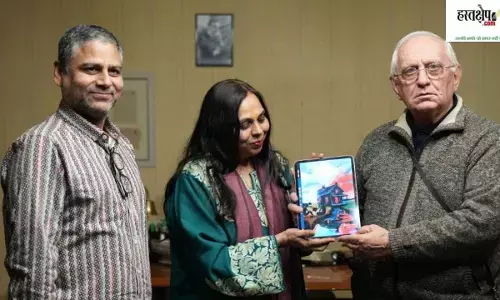 The international launch of Indian author Kavita Aroras book Sham Ki Tapri took place at the Rustaveli National Theatre.