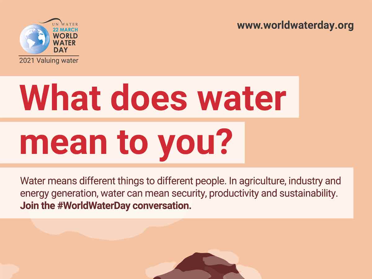 विश्व जल दिवस : एक-एक बूंद पानी बचाने का लें संकल्प