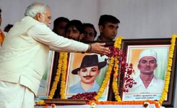 महान शहीद भगत सिंह, राजगुरू, सुखदेव और बेशर्म हिंदुत्व टोली