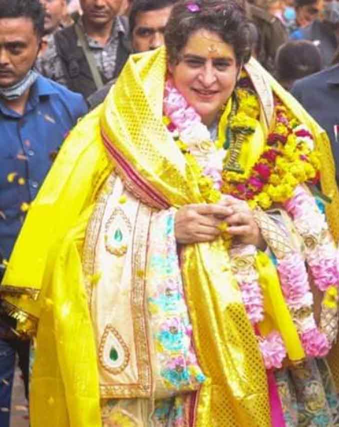 यह सरकार किसान विरोधी है, कुछ पूंजीपतियों के साथ खड़ी है : प्रियंका गांधी