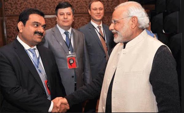 अडानी के सामने राष्ट्रवाद को खूंटी पर टांग देते हैं मोदी, सरकारी संसाधनों को दोनों हाथों से लुटवाया जा रहा है