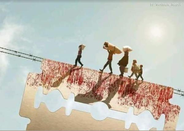 भारत विभाजन के दौरान सीमा पार से शरणार्थी आ रहे थे। कोरोना संकट में देश की एक चौथाई आबादी शरणार्थी बन गई है