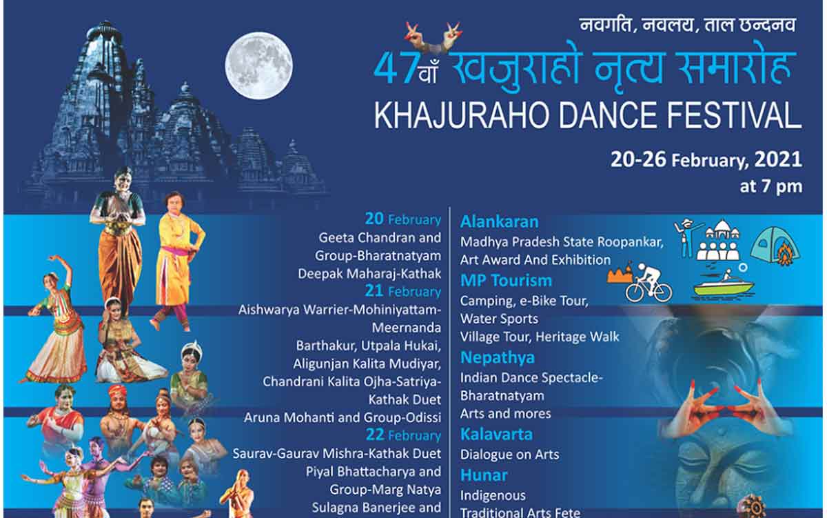 आज से शुरू होगा खजुराहो नृत्य समारोह, उषा ठाकुर करेंगी शुभारंभ