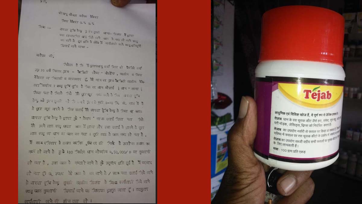 नकली कीटनाशक फर्मों व विक्रेताओं के खिलाफ कानूनी कार्यवाही करें और फसल क्षति का मुआवजा दे सरकार : किसान सभा