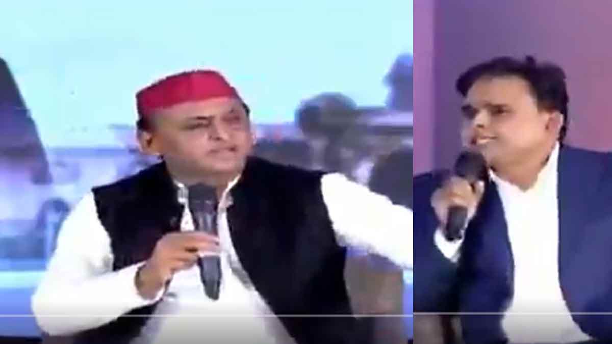अखिलेश ने भाजपाई मीडियाकर्मी (!) को हड़काया, तो भाजपा ने वीडियो ट्वीट कर खुद की और मीडियाकर्मी की थू-थू कराई