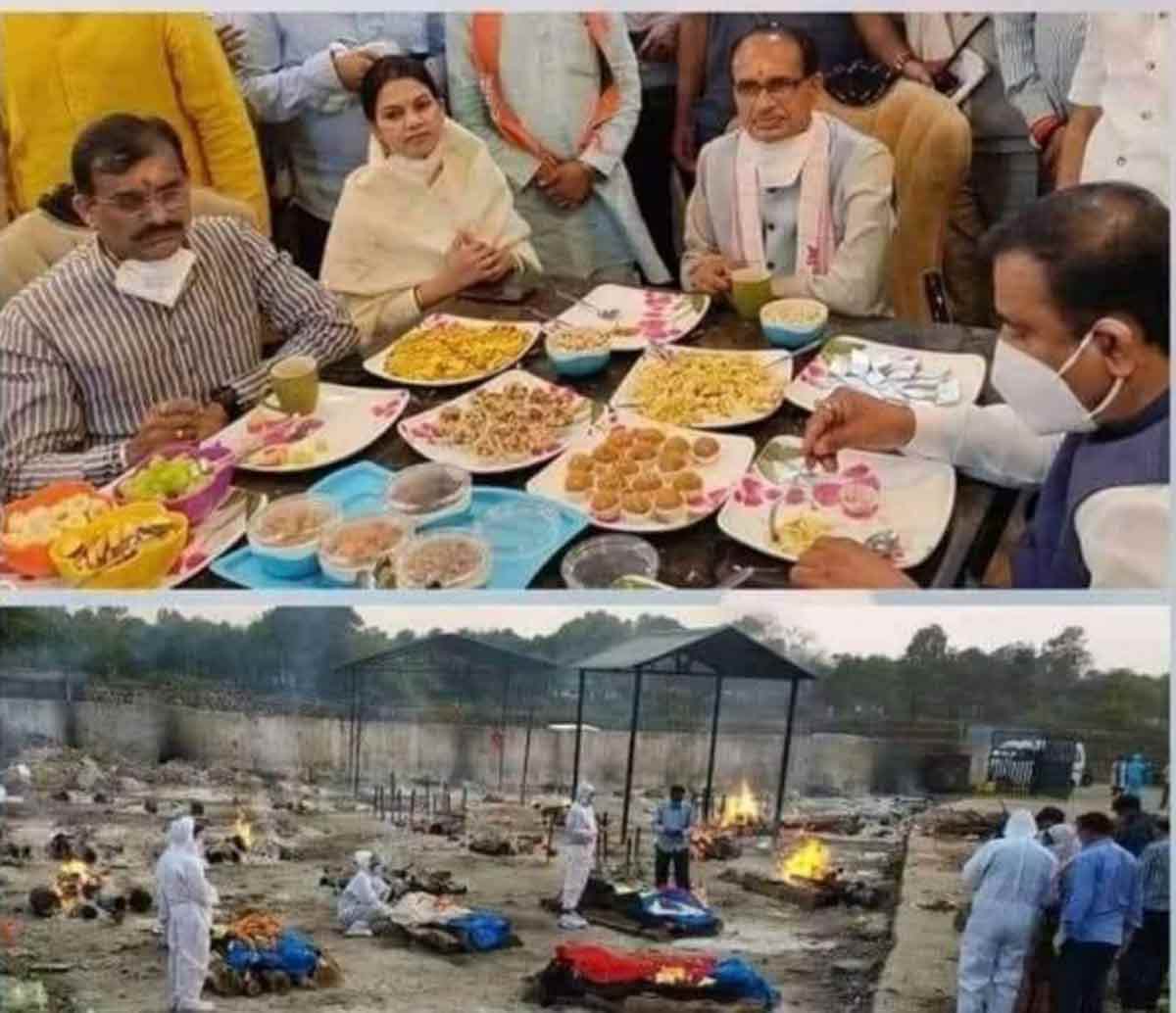 वेंटीलेटर पर लोकतंत्र, ऑक्सीजन का टोटा : भाजपा के शिवराज में मध्यप्रदेश बना मृत्युप्रदेश